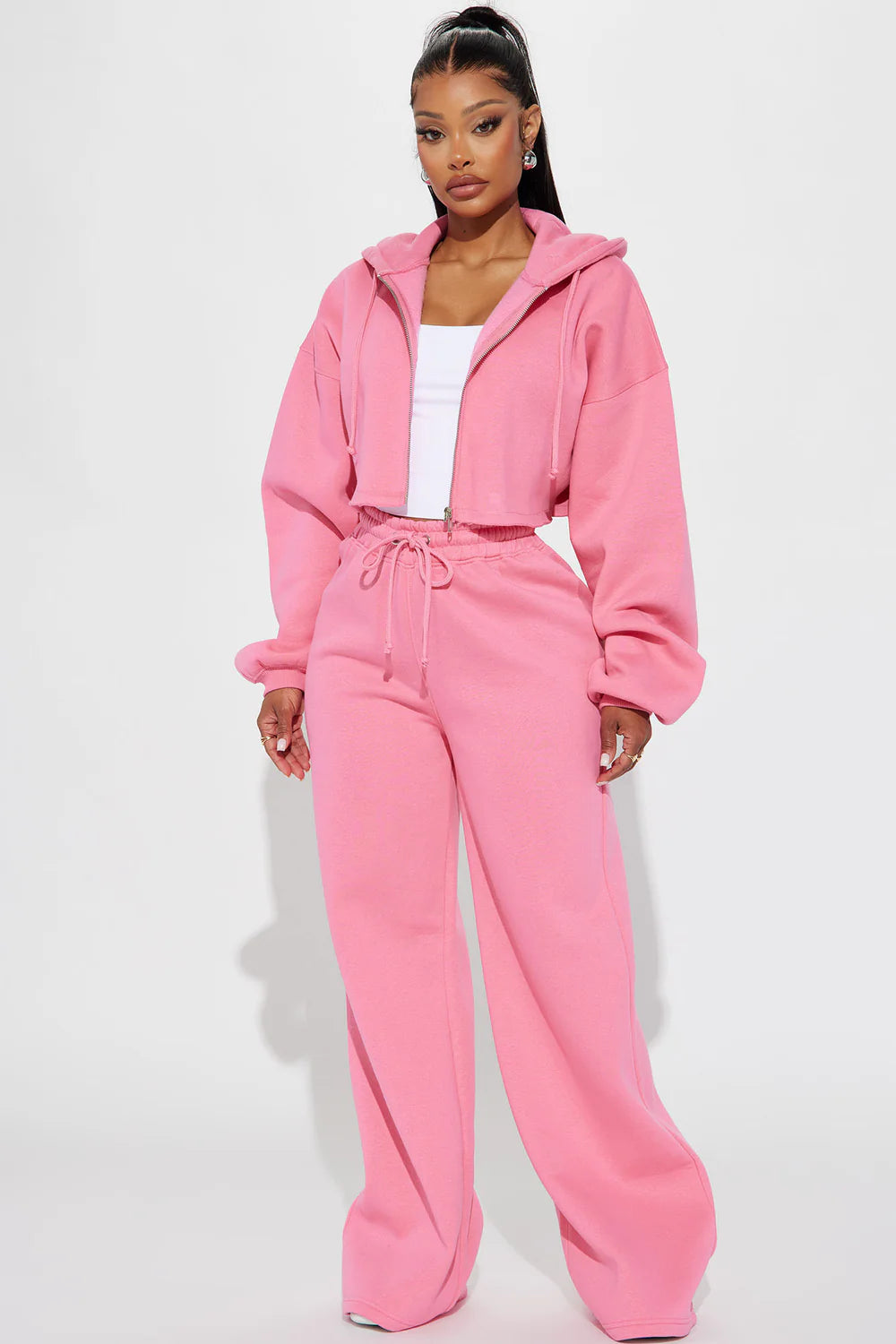 Luna Zip Hoodie Set