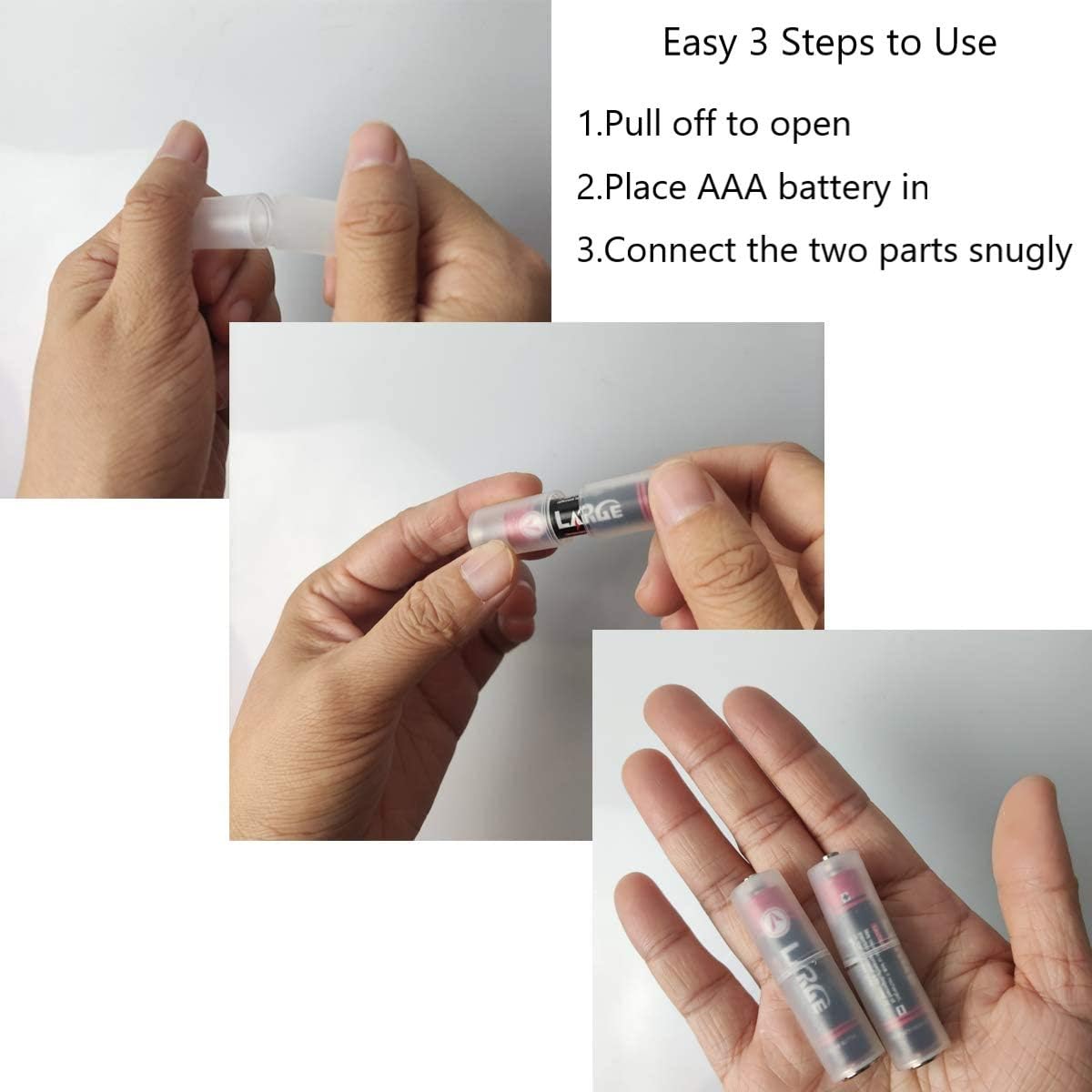 Battery Adapter Converter for AAA to AA