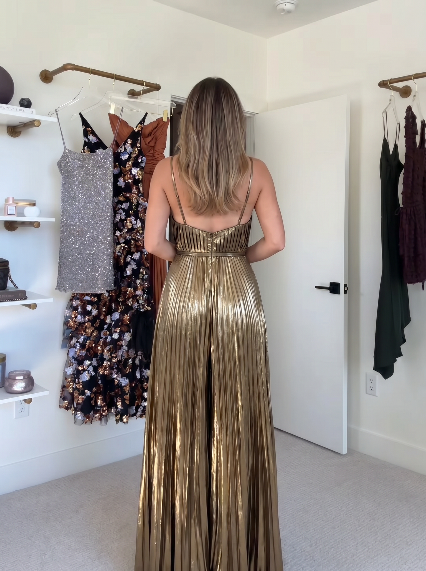 Aurelia Pleated Jumpsuit