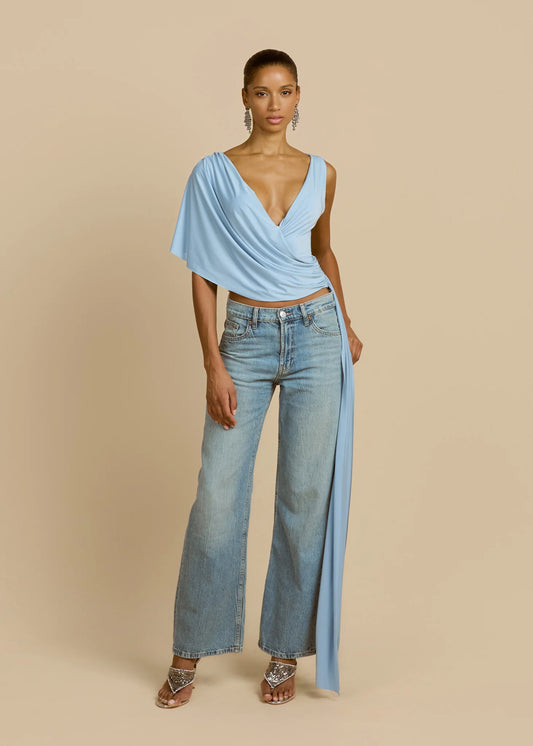 Solene Top Blue