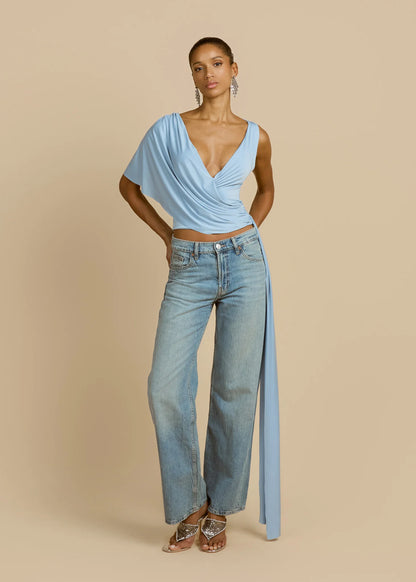 Solene Top Blue
