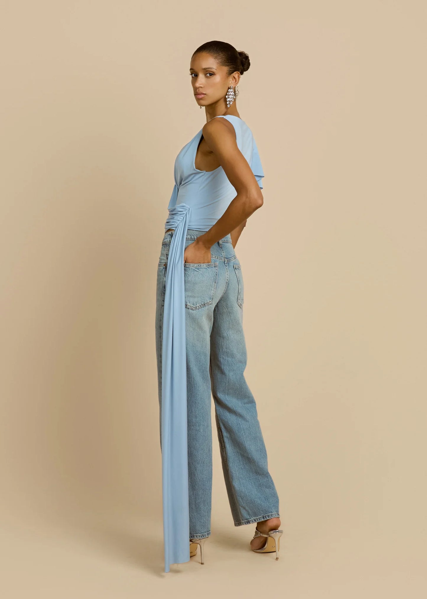 Solene Top Blue