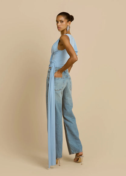 Solene Top Blue