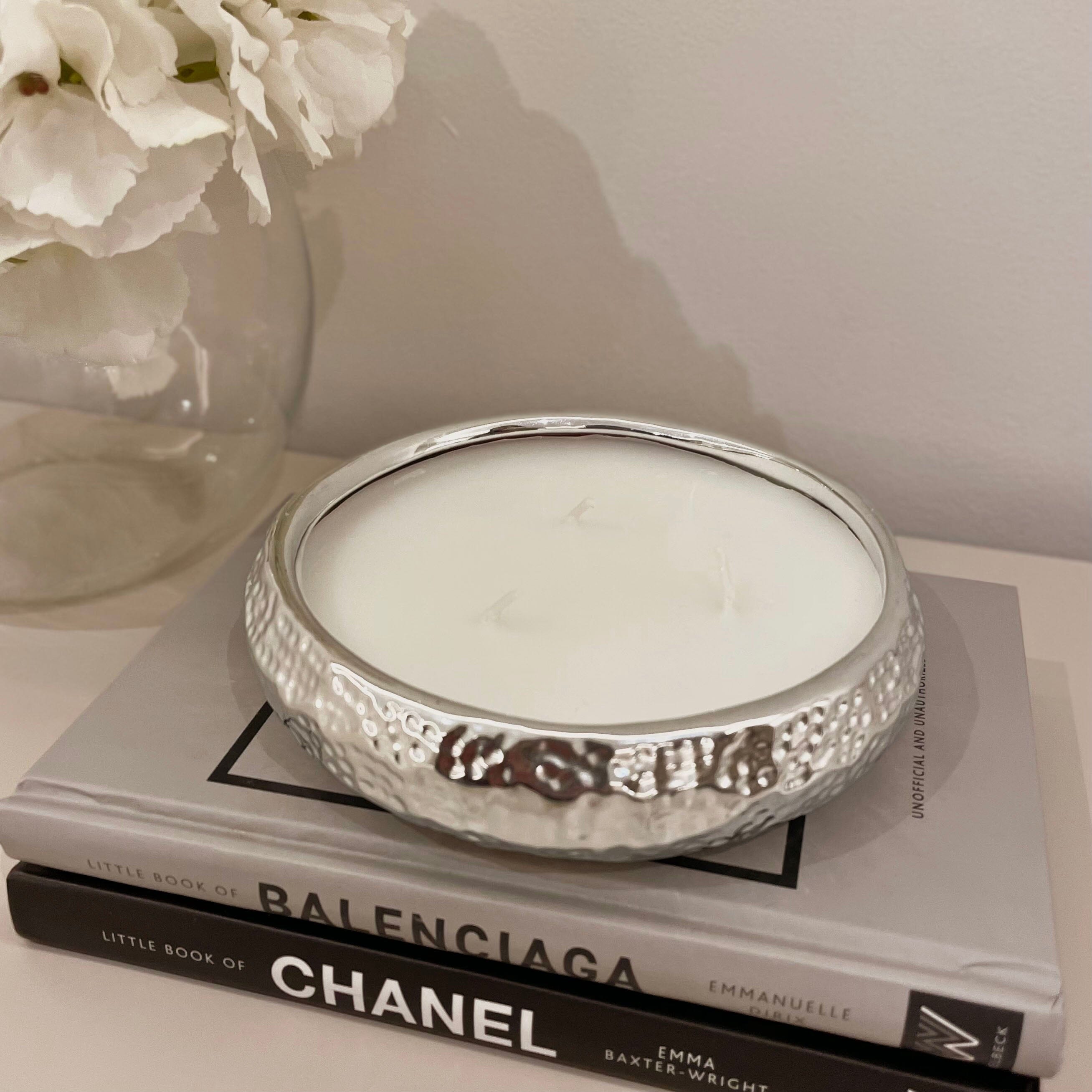 Aeolian 3 Wick Silver Candle