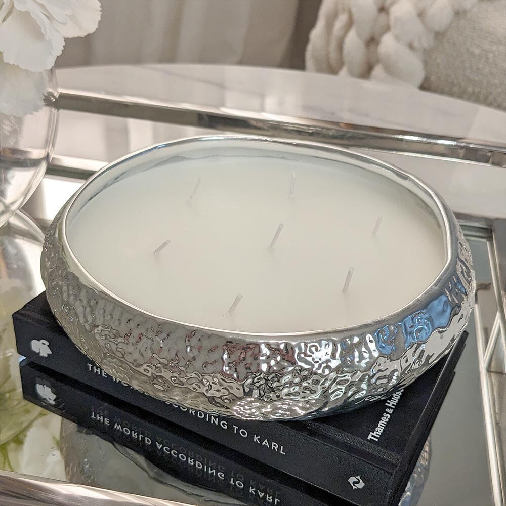 Aeolian 7 Wick Silver Scented Candle