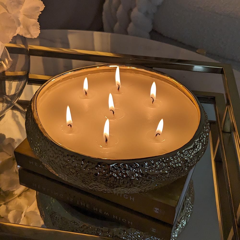 Aeolian Gold 7 Wick Scented Candle