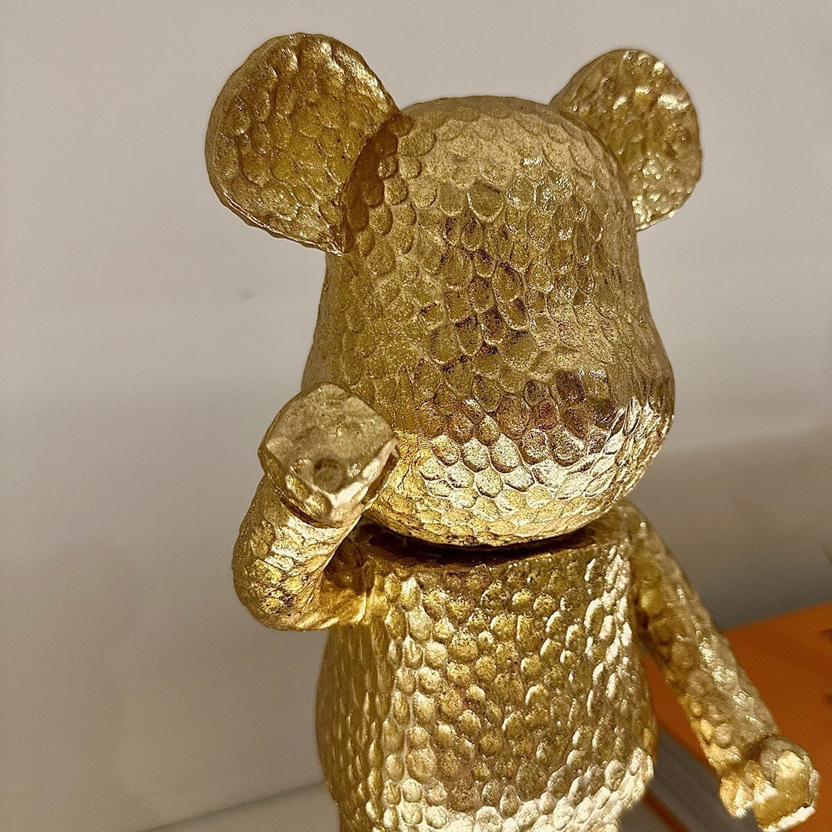 Alessio Gold Standing Bear Ornament