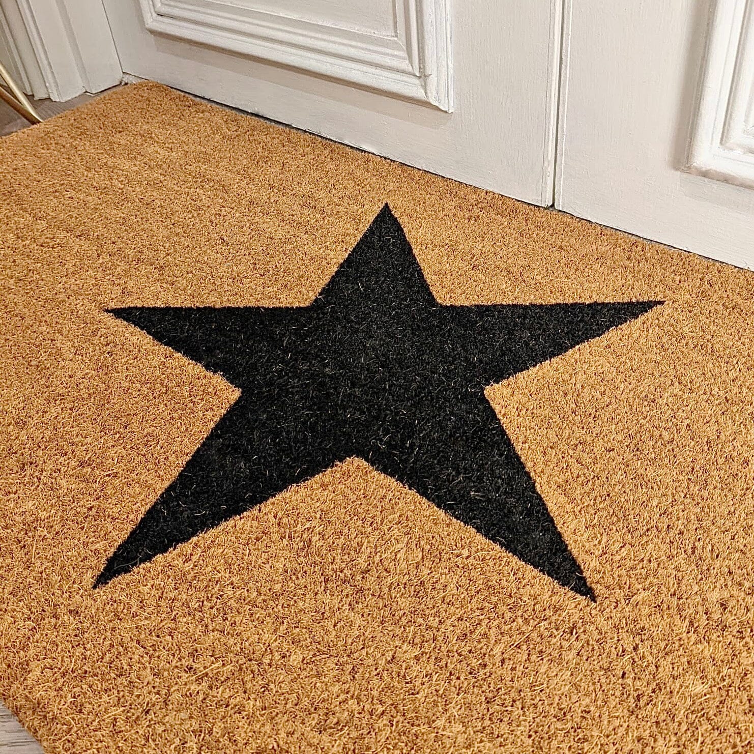 Arco Natural Star Print Large Doormat