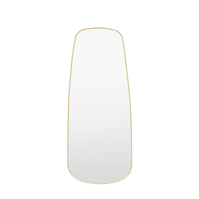 Bailey Gold Curved Leaner Mirror