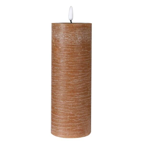 Caramel Realistic LED Candle - 20cm