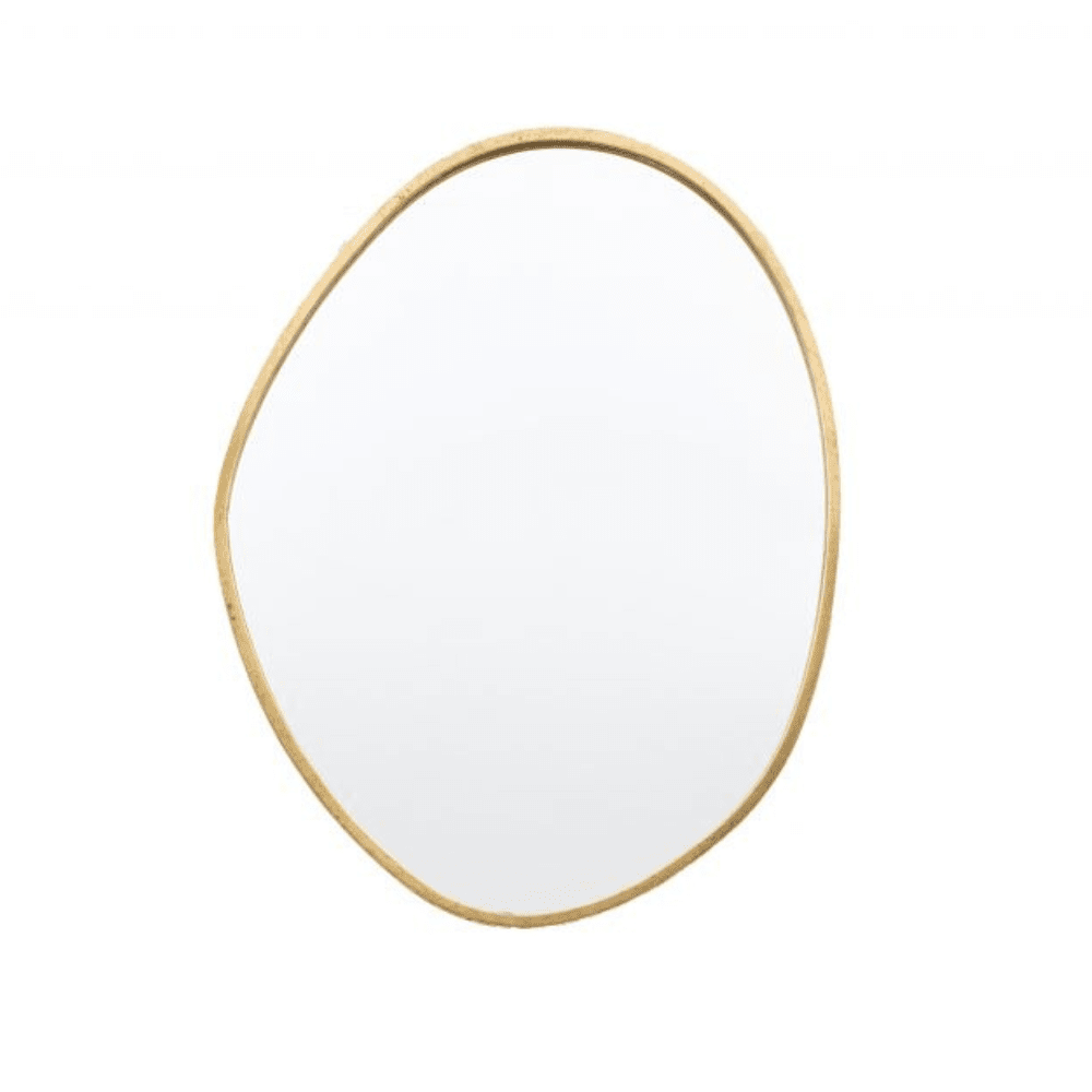 Eccleston Large Gold Pebble Wall Mirror