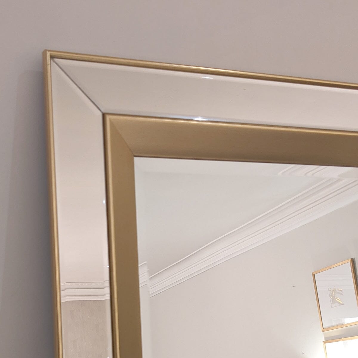 Eloise Gold Framed Leaner Wall Mirror