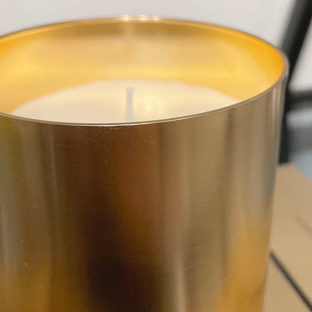 Epiphany White Sandalwood Scented Gold Candle