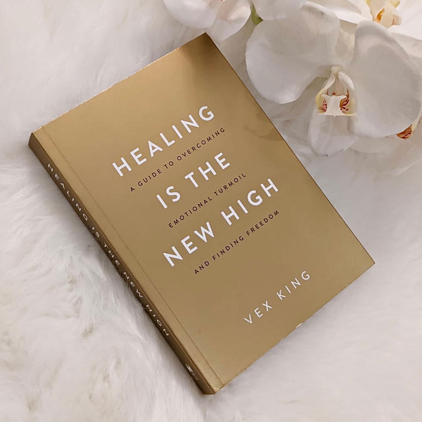 Healing is the New High Gold & White Coffee Table Book