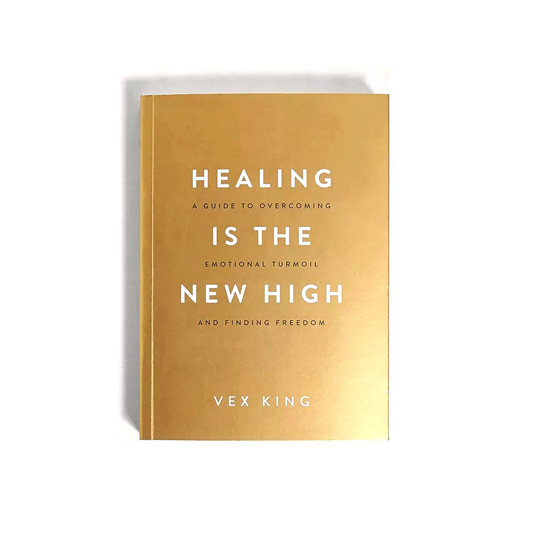 Healing is the New High Gold & White Coffee Table Book