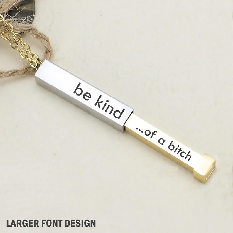 Be Kind Of A B Necklace