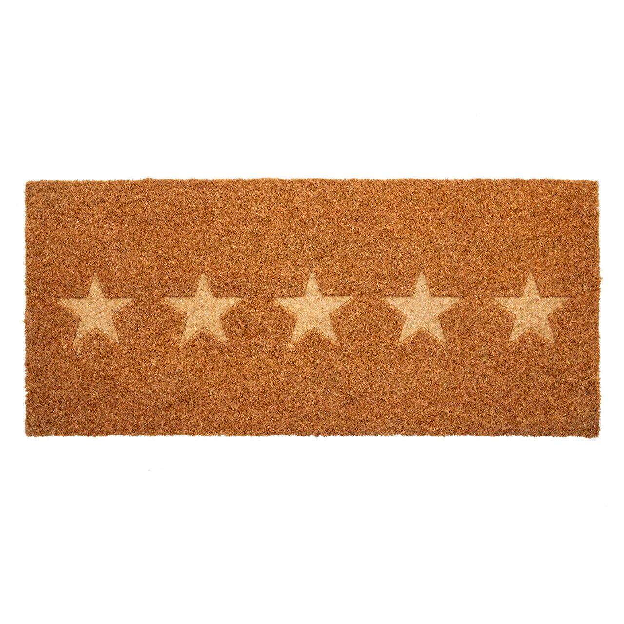 Kyla Natural Star Print Large Doormat