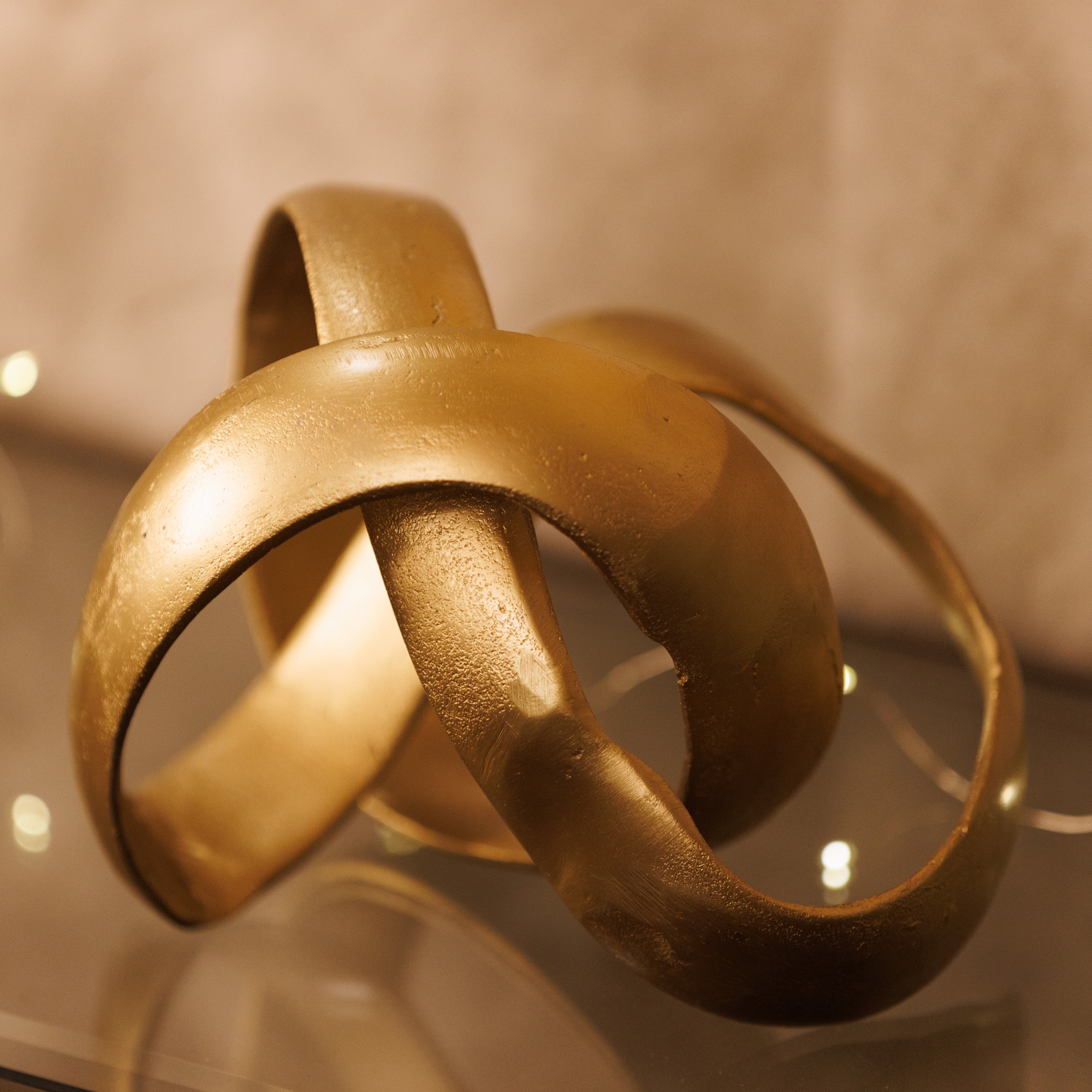 Marteli Decorative Gold Knot Sculpture