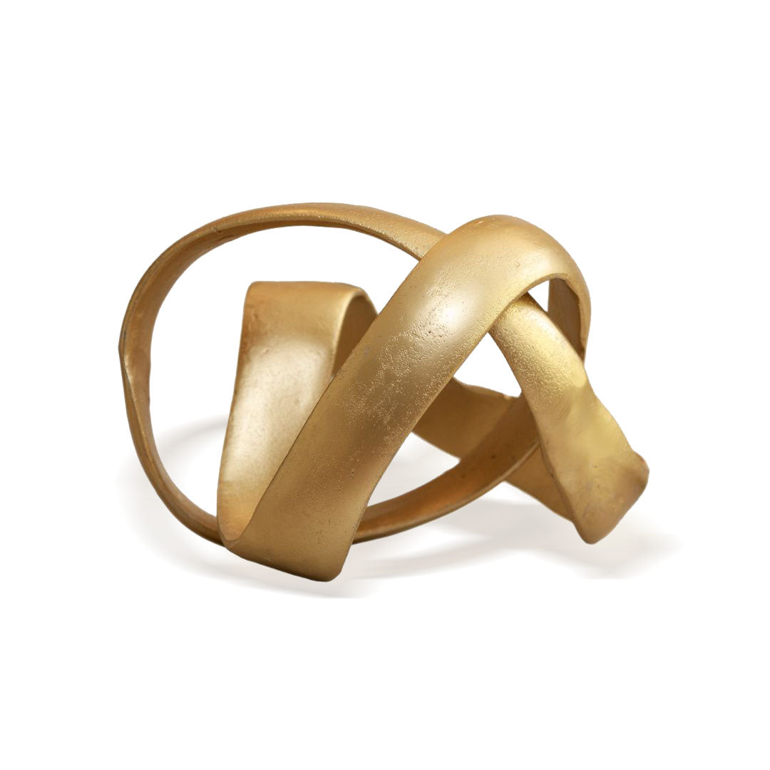 Marteli Decorative Gold Knot Sculpture