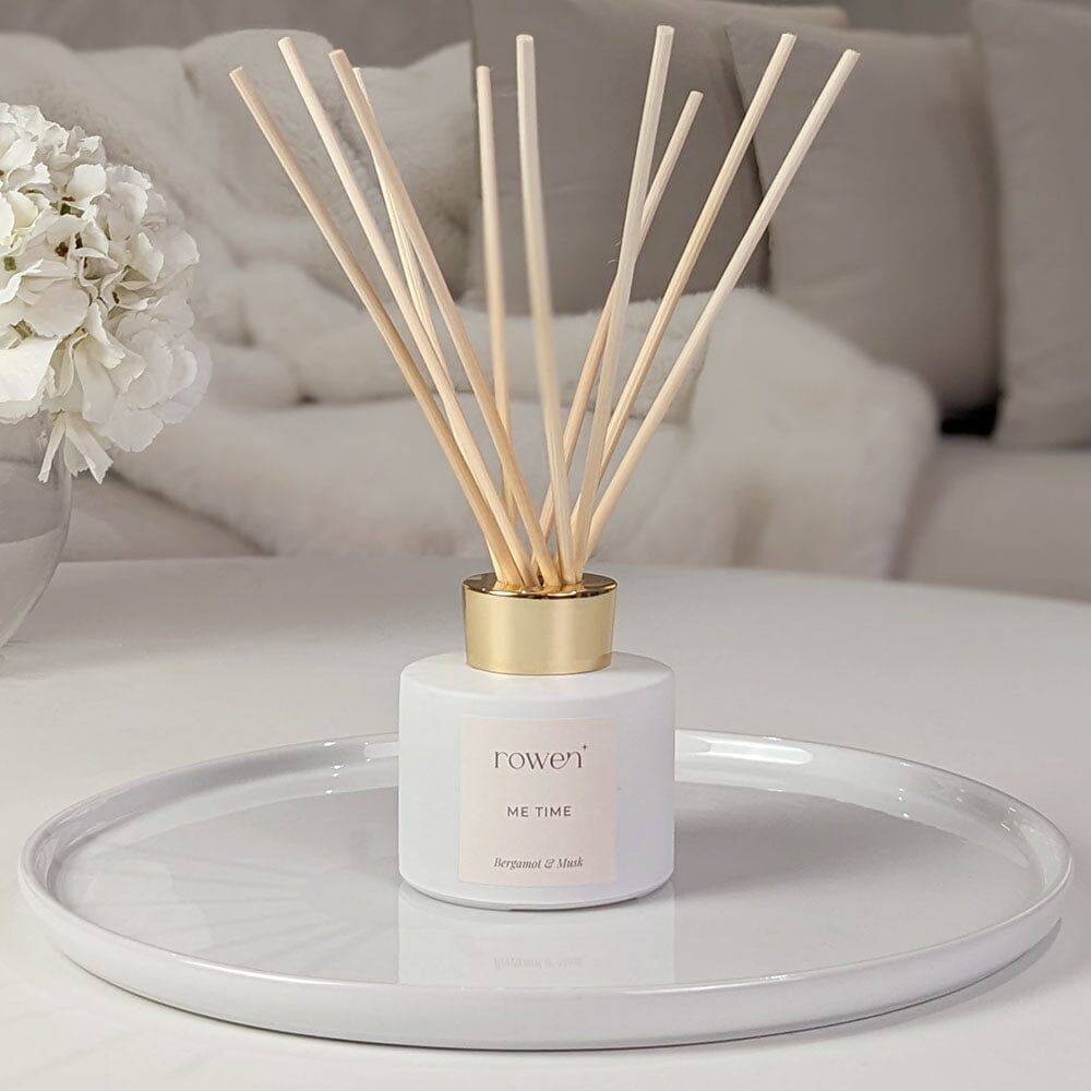 Me Time White & Gold Reed Diffuser - Bergamot & Musk 120ml