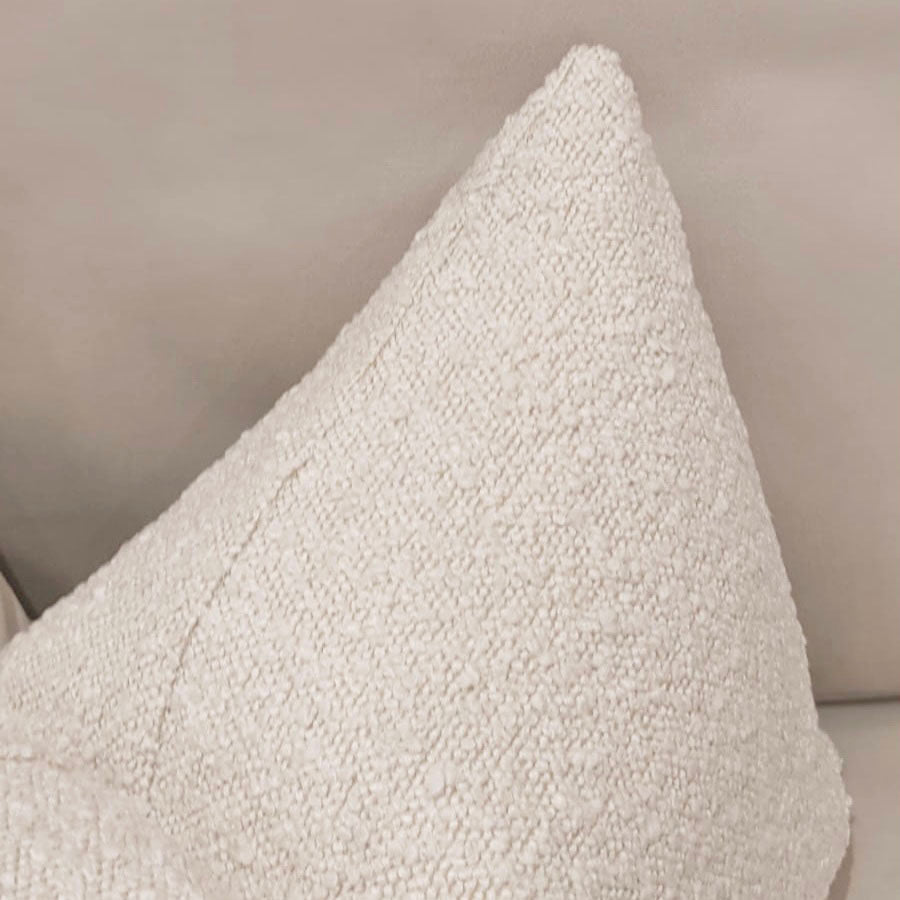 Nori Boucle Cream Bolster Cushion