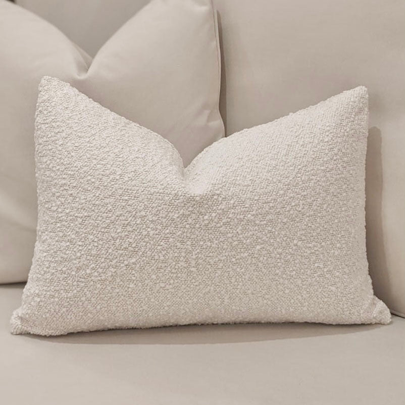 Nori Boucle Cream Bolster Cushion