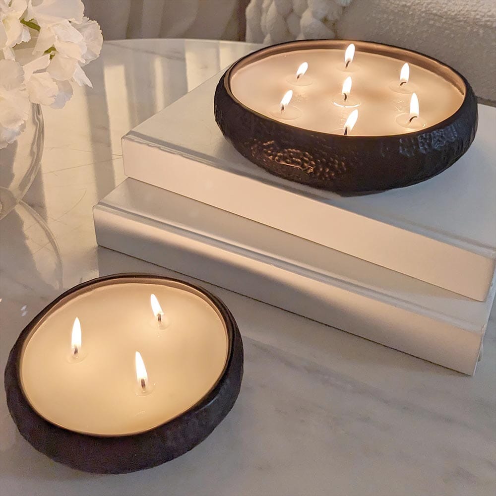 Set of 2 Aeolian Black Candles