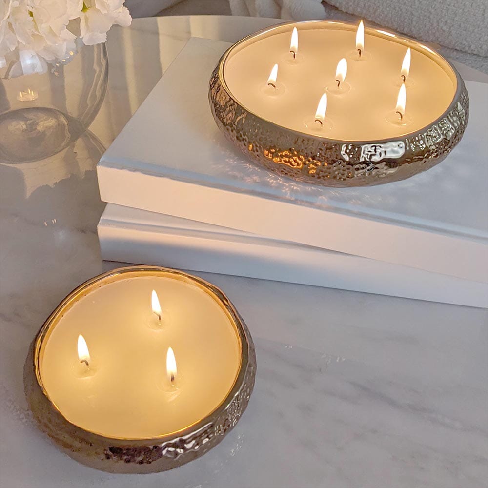 Set of 2 Aeolian Bronze Candles