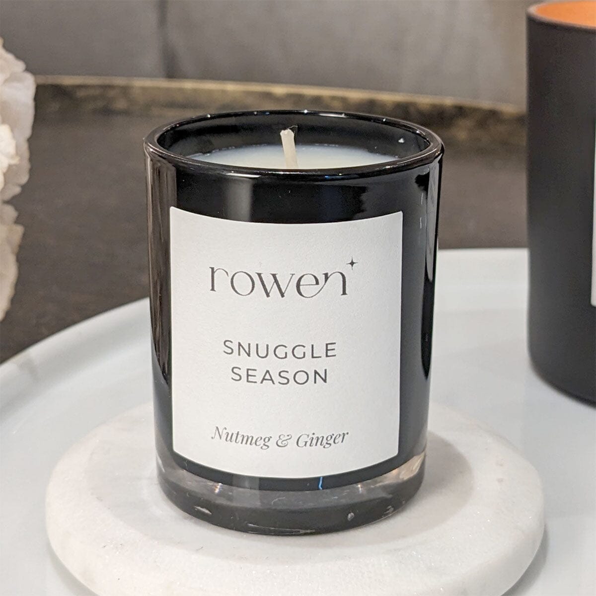 Snuggle Season Black Petite Candle - Nutmeg & Ginger