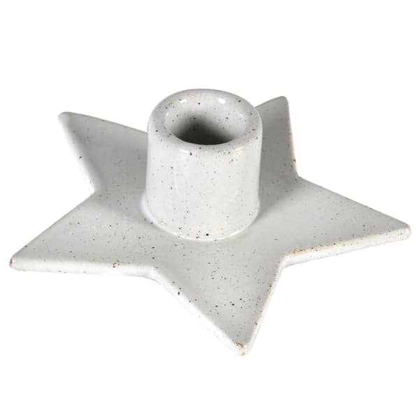 Star Decorative Porcelain Candle Holder