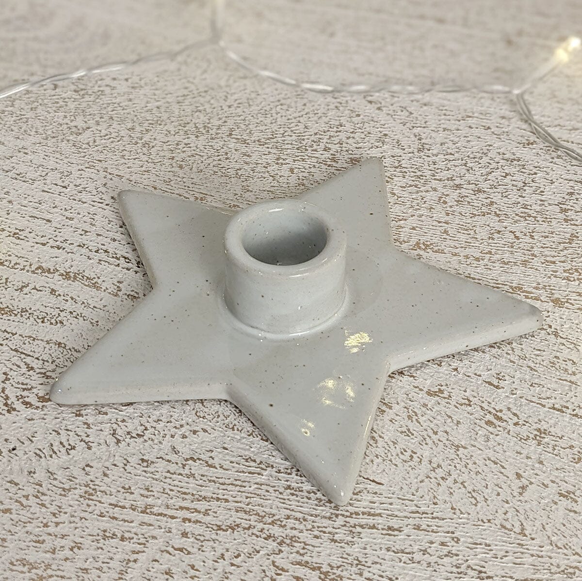 Star Decorative Porcelain Candle Holder