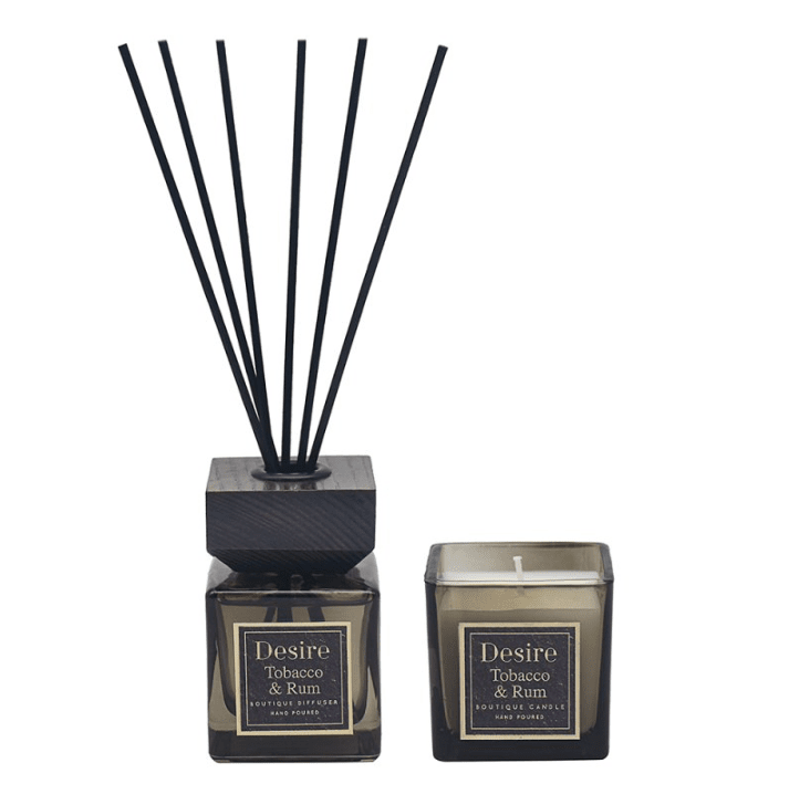 Tobacco & Rum Candle & Diffuser Gift Set